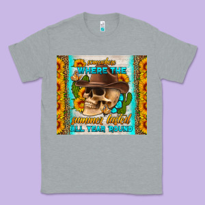 Somewhere Where The Summer Lasted All Year Around Tumbler Classic Tee Designed By Hra Design Shop