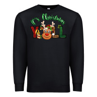 Black it's christmas y'all reindeer Premium Sweatshirt - Jasminsmagicworld