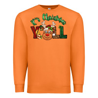 Carrot it's christmas y'all reindeer Premium Sweatshirt - Jasminsmagicworld