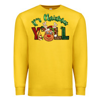 Lemon it's christmas y'all reindeer Premium Sweatshirt - Jasminsmagicworld