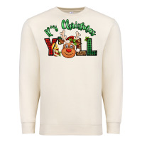 Sandshell it's christmas y'all reindeer Premium Sweatshirt - Jasminsmagicworld