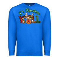 True Royal it's christmas y'all reindeer Premium Sweatshirt - Jasminsmagicworld