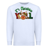 White it's christmas y'all reindeer Premium Sweatshirt - Jasminsmagicworld