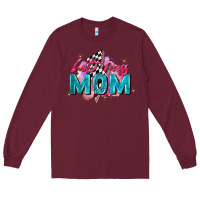 Burgundy hot mess mom Long Sleeve Tee - Zillion Design Studio