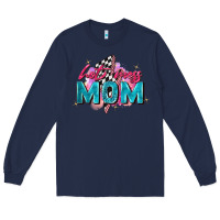Navy hot mess mom Long Sleeve Tee - Zillion Design Studio