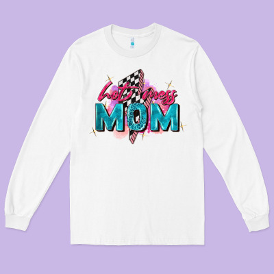 Hot Mess Mom Long Sleeve Tee Designed By Zillion Design Studio