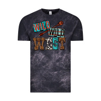Cloud Black wild wild west Vintage Tee - texasbilliewilder