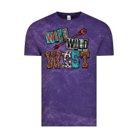 Cloud Purple wild wild west Vintage Tee - texasbilliewilder
