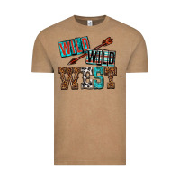Vintage Coffee wild wild west Vintage Tee - texasbilliewilder