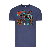 Vintage Denim wild wild west Vintage Tee - texasbilliewilder