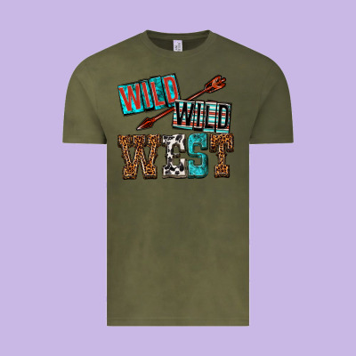 Wild Wild West Vintage Tee Designed By Texasbilliewilder