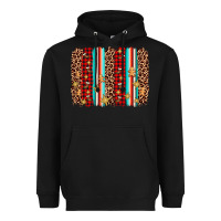 Black christmas socks cookie leopard brushstroke Heavyweight Hoodie - AdoDesignShop