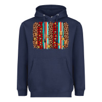 Navy christmas socks cookie leopard brushstroke Heavyweight Hoodie - AdoDesignShop