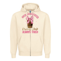 Sandshell over caffeinated moms club Zipper Hoodie - JahusDesignShop