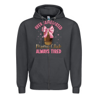 Smoke over caffeinated moms club Zipper Hoodie - JahusDesignShop