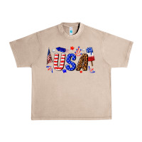French Oak usa 4th of july Urban Heavy Tee - texasbilliewilder