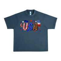 Midnight Navy usa 4th of july Urban Heavy Tee - texasbilliewilder