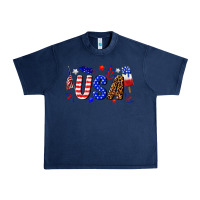 Navy usa 4th of july Urban Heavy Tee - texasbilliewilder