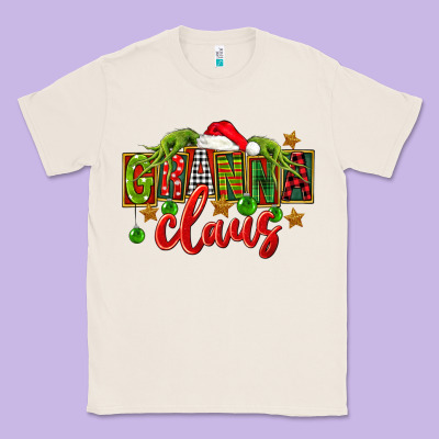 Christmas Granna Claus Classic Tee Designed By Fadigitalartstudio