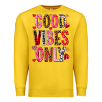 Lemon good vibes only Premium Sweatshirt - NancyCooperArtShop