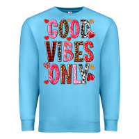 Ocean Blue good vibes only Premium Sweatshirt - NancyCooperArtShop