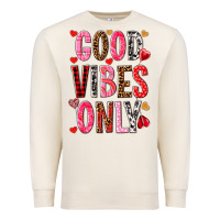 Sandshell good vibes only Premium Sweatshirt - NancyCooperArtShop