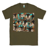 Army Green Suffolk sheeps Classic Tee - BarkalooDesign