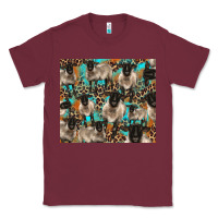 Burgundy Suffolk sheeps Classic Tee - BarkalooDesign