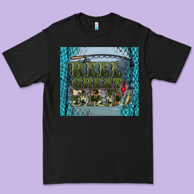 Reel Great Dad Premium Tee Designed By Artiststas