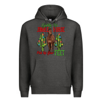 Charcoal Heather giddy up jingle horse pick up your feet Premium Hoodie - MaliasSmallBusiness