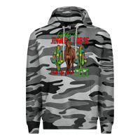 Slate Camo giddy up jingle horse pick up your feet Premium Hoodie - MaliasSmallBusiness