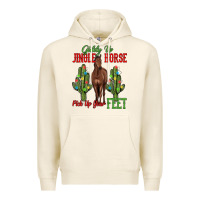 Tofu giddy up jingle horse pick up your feet Premium Hoodie - MaliasSmallBusiness