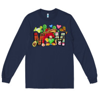 Navy mexican mom gnome Long Sleeve Tee - CTS Tumbler Store