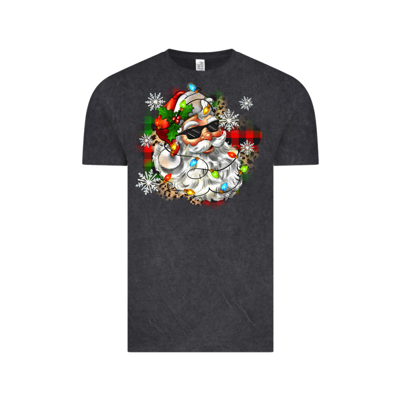 Santa With Sunglasses Christmas Vintage Tee by Zillion Design Studio | Teevron