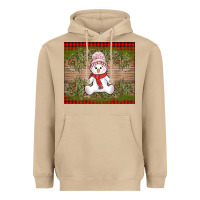 Mushroom Christmas snowman Heavyweight Hoodie - AdoDesignShop