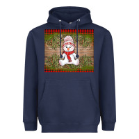 Christmas Snowman Heavyweight Hoodie | Teevron