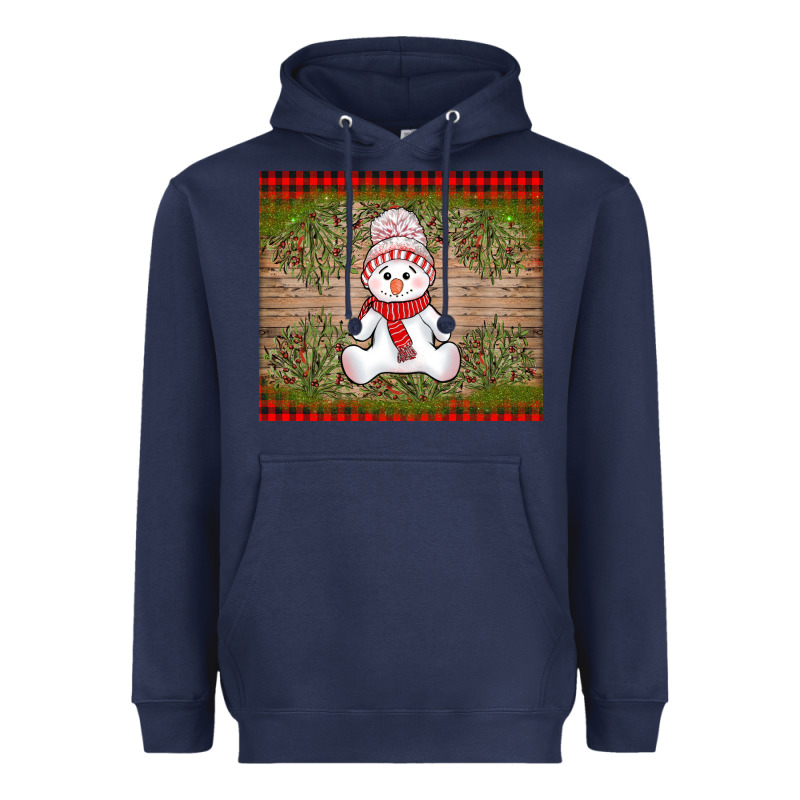 Christmas Snowman Heavyweight Hoodie by AdoDesignShop | Teevron
