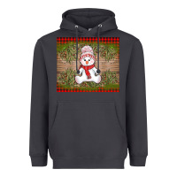 Smoke Christmas snowman Heavyweight Hoodie - AdoDesignShop
