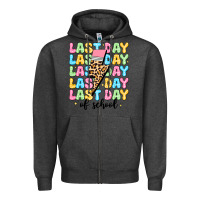Charcoal Heather last day of school Zipper Hoodie - JahusDesignShop