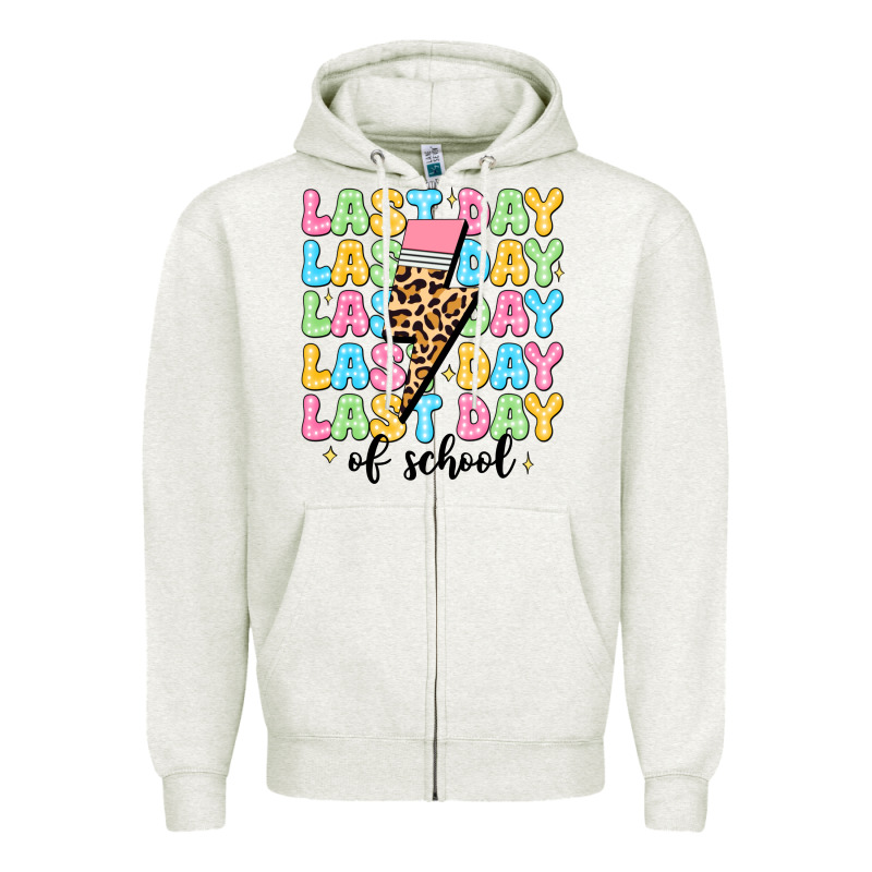 Last Day Of School Zipper Hoodie by JahusDesignShop | Teevron