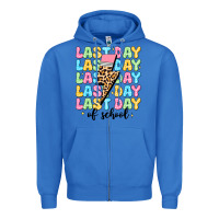 True Royal last day of school Zipper Hoodie - JahusDesignShop