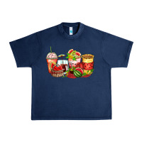 Navy watermelon farm fresh coffee cups Urban Heavy Tee - Zillion Design Studio