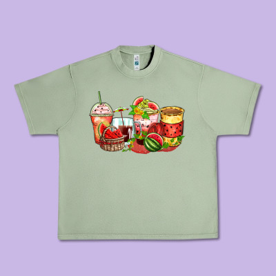 Urban Heavy Tee watermelon farm fresh coffee cups