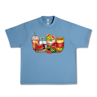 Pebble Blue watermelon farm fresh coffee cups Urban Heavy Tee - Zillion Design Studio