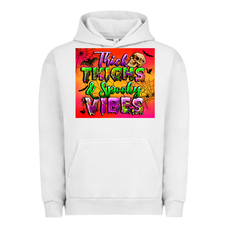Thick Thighs And Spooky Vibes Tumbler Urban Hoodie by BundleAndBundleShop | Teevron
