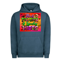 Pigment Midnight Navy thick thighs and spooky vibes tumbler Urban Hoodie - BundleAndBundleShop