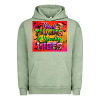 Pigment Oil Green thick thighs and spooky vibes tumbler Urban Hoodie - BundleAndBundleShop