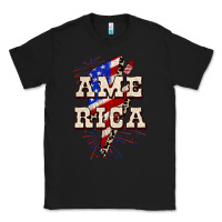 Black America 4th of July Classic Tee - CowGirlArtShop