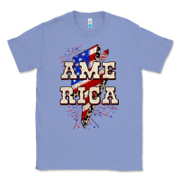 Colony Blue America 4th of July Classic Tee - CowGirlArtShop