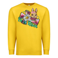 Lemon he is risen cross rabbit Premium Sweatshirt - BarkalooDesign
